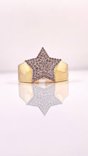Load image into Gallery viewer, 0.34 CT. Natural Diamond Star Ring In 10 KT Yellow Gold