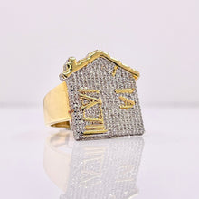 Load image into Gallery viewer, 1.22 CT. Natural Diamond Trap House Ring In 10 KT Yellow Gold
