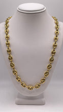 Load image into Gallery viewer, 7.7mm Puff Gucci Link Chain In 14 KT Yellow Gold