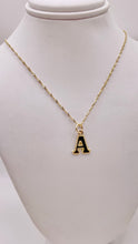 Load image into Gallery viewer, Initial A Pendent &amp; Chain Combo In 10 KT Yellow Gold
