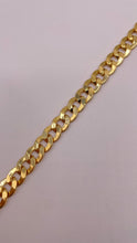 Load image into Gallery viewer, 7.7mm Curb Link Bracelet In 10 KT Yellow Gold