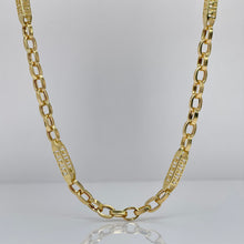 Load image into Gallery viewer, 5.4mm Unique Style Chain In 14 KT Yellow Gold