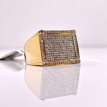 Load image into Gallery viewer, 0.68 CT. Natural Diamond Men’s Ring In 10 KT Yellow Gold