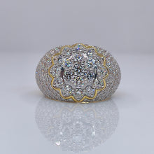 Load image into Gallery viewer, 3.27 CT. T.D.W Lab Grown Diamond Men’s Ring In 10 KT Yellow Gold