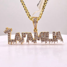 Load image into Gallery viewer, 0.78 CT. Natural Diamond LaFamilia Pendant In 10 KT Yellow Gold