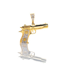 Load image into Gallery viewer, 0.16 CT. Natural Diamond Pendant In 10 KT Yellow Gold