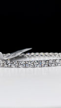 Load image into Gallery viewer, 4mm Tennis Bracelet In Silver With CZ