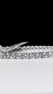 4mm Tennis Bracelet In Silver With CZ