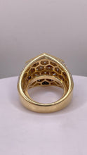 Load image into Gallery viewer, Approx 3.50 CT. Natural Diamond Men’s Ring In 10 KT Yellow Gold