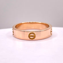 Load image into Gallery viewer, Rose Gold Love Ring In 18 KT