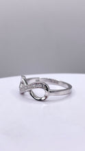 Load image into Gallery viewer, Women’s Infiniti Ring In Silver With CZ