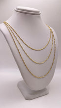 Load image into Gallery viewer, Diamond-Cut Singapore Chain In 10 KT Yellow Gold