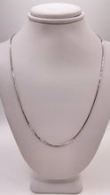 Load image into Gallery viewer, 1mm Box Link Chain In 10 KT White Gold