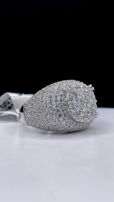 Mens Ring In Silver With CZ