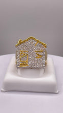 Load image into Gallery viewer, 1.22 CT. Natural Diamond Trap House Ring In 10 KT Yellow Gold