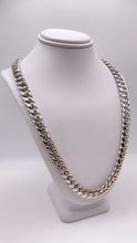 Load image into Gallery viewer, 8mm Miami Cuban Link Chain In 10 KT White Gold