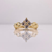 Load image into Gallery viewer, Women’s CZ Ring In 10 KT Yellow Gold
