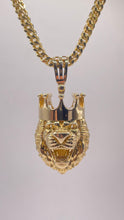 Load image into Gallery viewer, Lion Pendent In 10 KT Yellow Gold