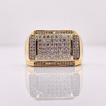 Load image into Gallery viewer, 0.76 CT. Natural Diamond Men’s Ring In 10 KT Yellow Gold