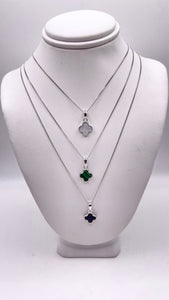 Clover Necklace In Silver