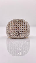 Load image into Gallery viewer, 5.53 CT. Natural Diamond Men’s Square Shape Ring In 10 KT Yellow Gold