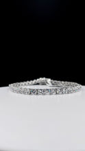 Load image into Gallery viewer, 4mm Tennis Bracelet In Silver With CZ