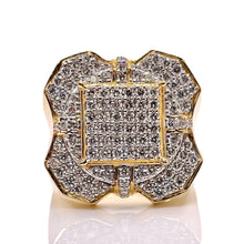 Load image into Gallery viewer, 1.51 CT. Natural Diamond Men’s Ring In 10 KT Yellow Gold