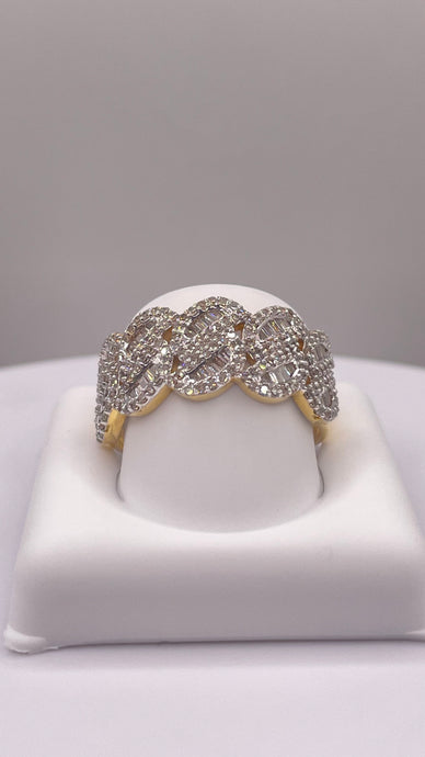 1.02 CT. Natural Diamond Ring In 10 KT Yellow Gold