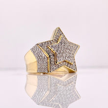 Load image into Gallery viewer, 1.46 CT. Natural Diamond Star Ring In 10 KT Yellow Gold