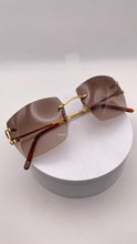 Load image into Gallery viewer, Cartier Big C Sunglasses With Brown Lens