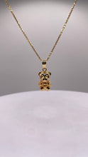 Load image into Gallery viewer, Teddy Bear Chain &amp; Pendent Combo In 10 KT Yellow Gold