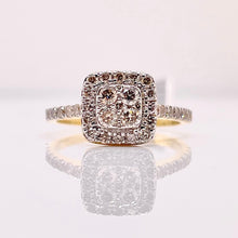Load image into Gallery viewer, 0.75 CT. Natural Diamond Women’s Ring In 10 KT Yellow Gold