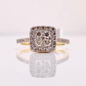 0.75 CT. Natural Diamond Women’s Ring In 10 KT Yellow Gold