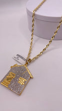 Load image into Gallery viewer, 2.31 CT. Natural Diamond Trap House Pendant In 10 KT Yellow Gold
