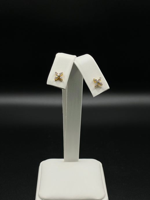 10 KT Gold Stud Earrings