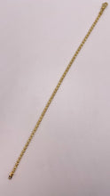 Load image into Gallery viewer, 2.5mm Diamond-Cut Icy Link Bracelet In 10 KT Yellow Gold