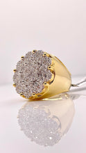 Load image into Gallery viewer, 2.87 CT. Lab Grown Diamond Mens Ring In 10 KT Yellow Gold