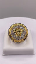 Load image into Gallery viewer, 0.63 CT. Natural Diamond Versace Ring In 10 KT Yellow Gold