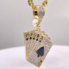 Load image into Gallery viewer, 0.62 CT. Natural Diamond Pendant In 10 KT Yellow Gold