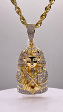 Load image into Gallery viewer, 2.02 CT. Natural Diamond Nefertiti Pendent In 10 KT Yellow Gold