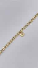 Load image into Gallery viewer, 5mm 10 KT Yellow Gold Tiffany Inspired Hardware Bracelet