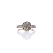 Load image into Gallery viewer, 0.59 CT. Natural Diamond Ladies Ring In 10 KT Yellow Gold