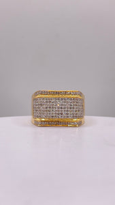 0.70 CT. Natural Diamond Men’s Ring In 10 KT Yellow Gold