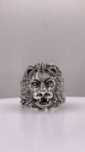 Load image into Gallery viewer, Silver Lion Ring
