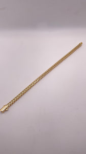 5.8mm Millennium Franco Link Chain In 10 KT Yellow Gold