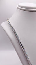 Load image into Gallery viewer, Men’s Tennis Chain In Silver With CZ