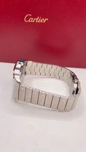 39.8mm Santos De Cartier Watch Large With Green Dial