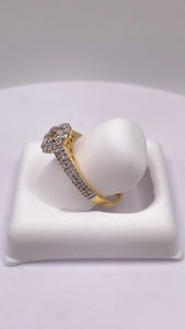 0.57 CT. Natural Diamond Women’s Ring In 10 KT Yellow Gold