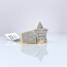 Load image into Gallery viewer, 1.23 CT. T.D.W Natural Diamond Star Ring In 10 KT Yellow Gold