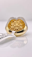 Load image into Gallery viewer, 2.73 CT. Natural Diamond Heart Ring In 10 KT Yellow Gold